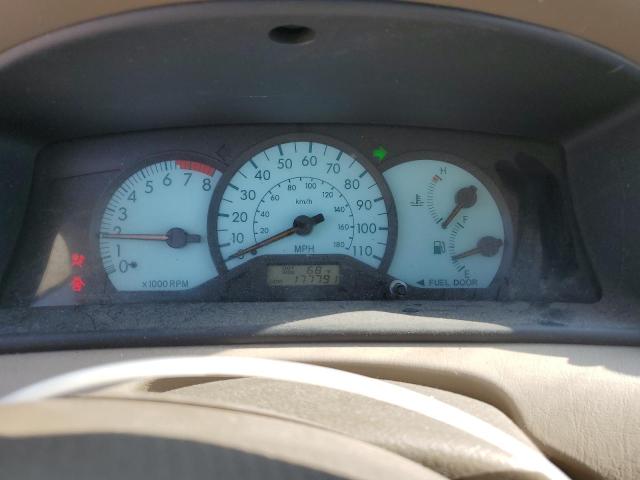 1NXBR32E34Z225502 - 2004 TOYOTA COROLLA CE TAN photo 9