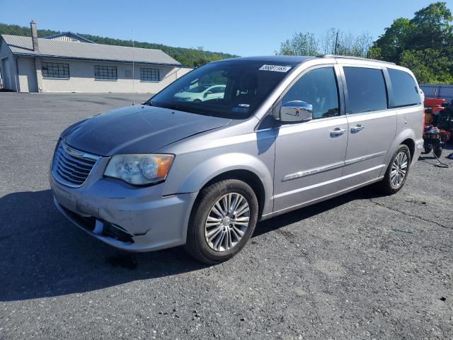 2C4RC1CG8DR802241 - 2013 CHRYSLER TOWN & COU TOURING L SILVER photo 1