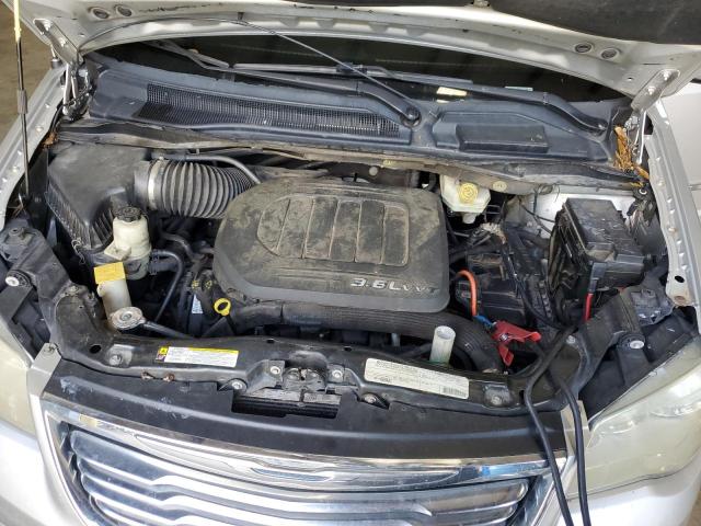 2C4RC1CG2CR227228 - 2012 CHRYSLER TOWN & COU TOURING L SILVER photo 12