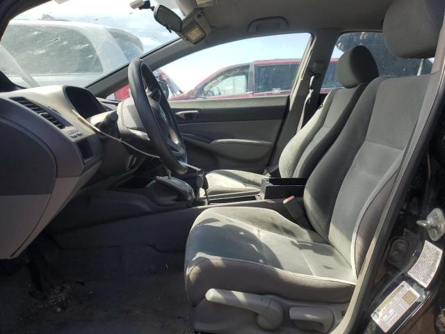 19XFA1F51AE052973 - 2010 HONDA CIVIC LX Սև լուսանկար 7