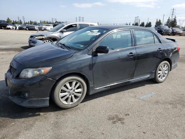 2T1BU4EE5AC404749 - 2010 TOYOTA COROLLA BASE BLACK photo 1