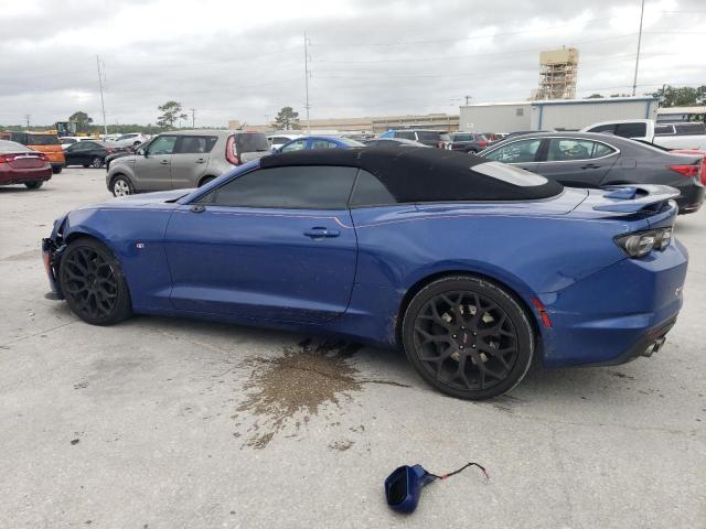 1G1FH3D74L0127357 - 2020 CHEVROLET CAMARO SS BLUE photo 2