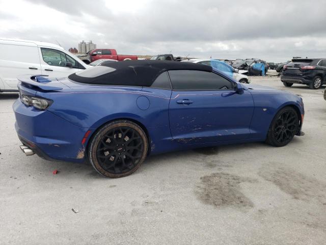 1G1FH3D74L0127357 - 2020 CHEVROLET CAMARO SS BLUE photo 3