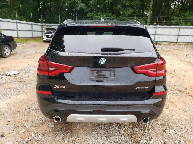 5UXTY5C03M9E42952 - 2021 BMW X3 XDRIVE30I BLACK photo 6