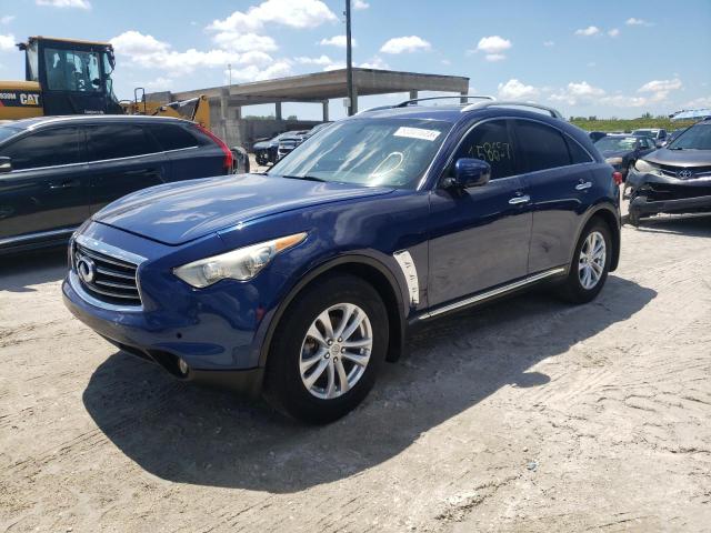 JN8CS1MW3DM174353 - 2013 INFINITI FX37 BLUE photo 1