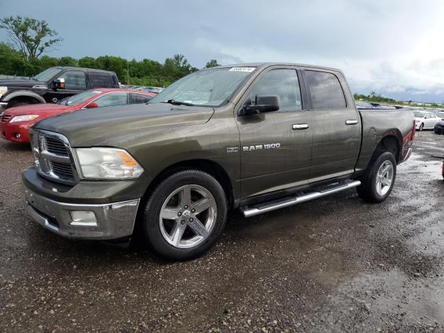 1C6RD7LT7CS140394 - 2012 DODGE RAM 1500 SLT GREEN photo 1