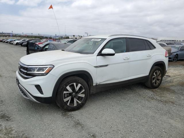 1V2DC2CA0MC238541 - 2021 VOLKSWAGEN ATLAS CROS SE Белый фото 1