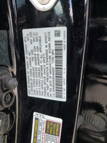 2HKRW2H52KH645837 - 2019 HONDA CR-V EX BLACK photo 13