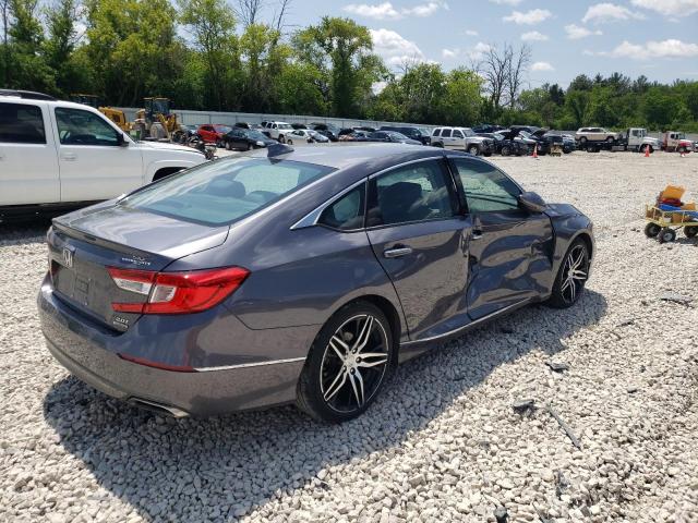 1HGCV2F91MA009050 - 2021 HONDA ACCORD TOURING GRAY photo 3