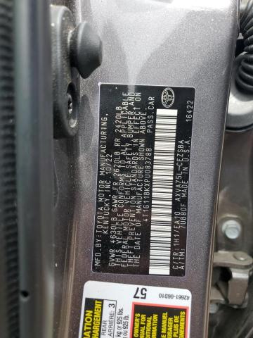 4T1G11BKXPU083788 - 2023 TOYOTA CAMRY SE NIGHT SHADE GRAY photo 12