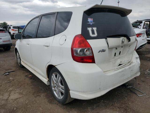 JHMGD38617S052098 - 2007 HONDA FIT S თეთრი ფოტო 2