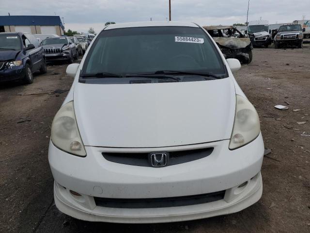 JHMGD38617S052098 - 2007 HONDA FIT S თეთრი ფოტო 5