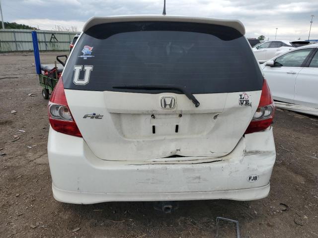 JHMGD38617S052098 - 2007 HONDA FIT S თეთრი ფოტო 6