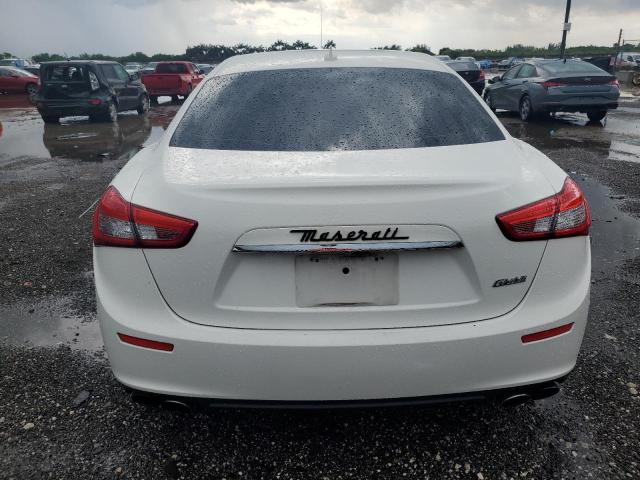 ZAM57RSA0G1172444 - 2016 MASERATI GHIBLI S WHITE photo 6