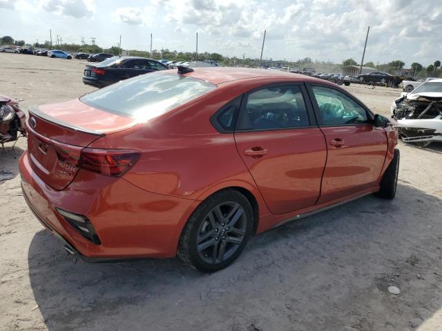 3KPF34AD4LE168116 - 2020 KIA FORTE GT LINE ORANGE photo 3