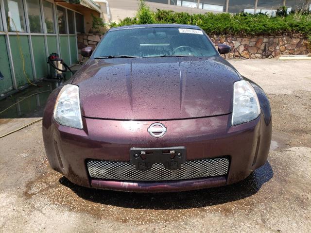 JN1AZ34E83T014235 - 2003 NISSAN 350Z COUPE MAROON photo 5