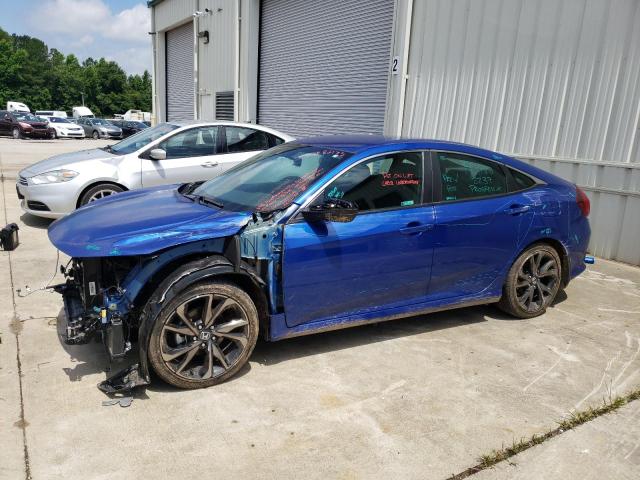 2HGFC2F86MH521298 - 2021 HONDA CIVIC SPORT 蓝色 照片 1