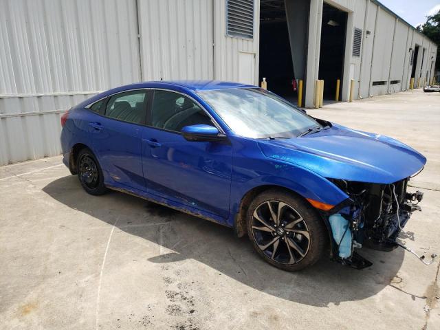 2HGFC2F86MH521298 - 2021 HONDA CIVIC SPORT 蓝色 照片 4