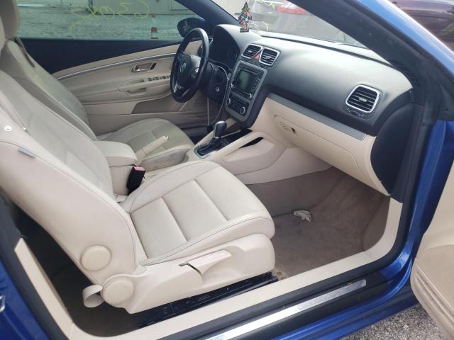 WVWBW7AH6CV019230 - 2012 VOLKSWAGEN EOS KOMFORT BLUE photo 5