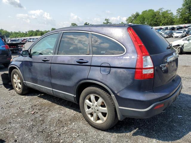 JHLRE48778C057147 - 2008 HONDA CR-V EXL BLUE photo 2