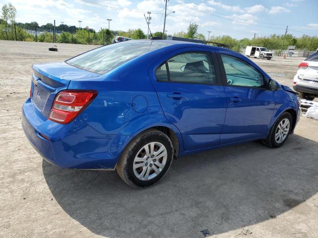 1G1JB5SH1H4122720 - 2017 CHEVROLET SONIC LS BLUE photo 3