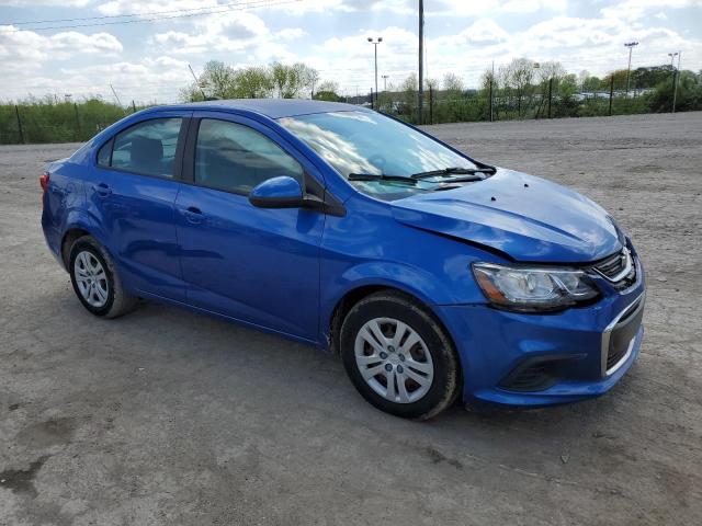 1G1JB5SH1H4122720 - 2017 CHEVROLET SONIC LS BLUE photo 4