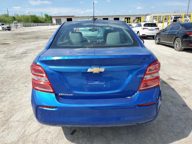 1G1JB5SH1H4122720 - 2017 CHEVROLET SONIC LS BLUE photo 6