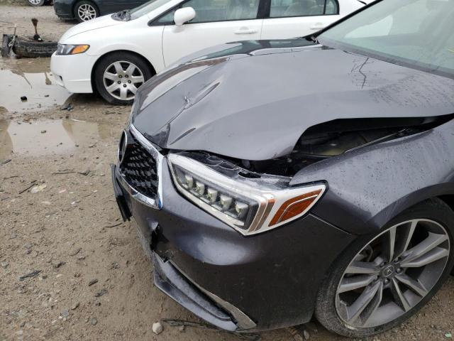 19UUB2F41LA000221 - 2020 ACURA TLX TECHNOLOGY ნაცრისფერი ფოტო 9