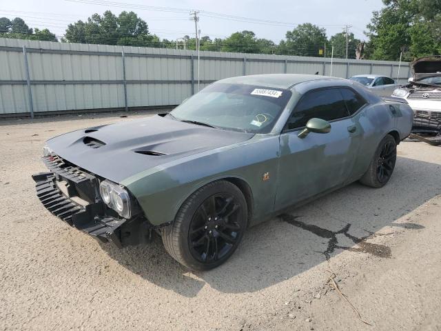 2C3CDZFJ4MH638148 - 2021 DODGE CHALLENGER R/T SCAT PACK GREEN photo 1