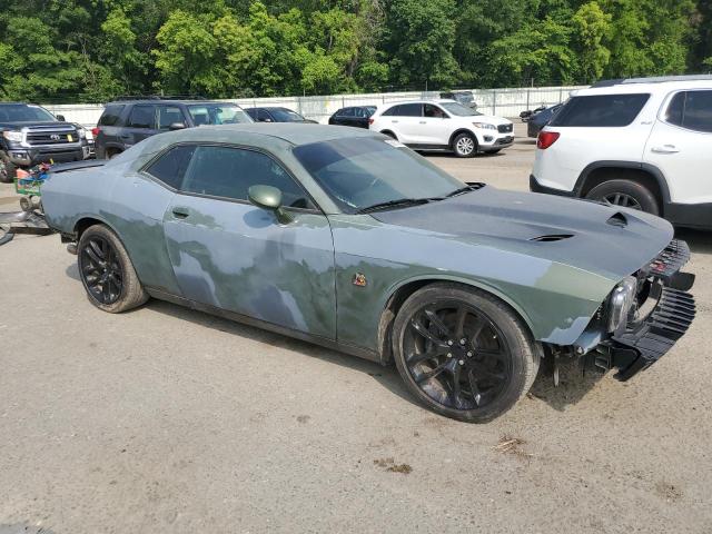 2C3CDZFJ4MH638148 - 2021 DODGE CHALLENGER R/T SCAT PACK GREEN photo 4