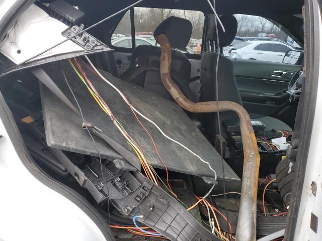 1FM5K8AR3EGA04498 - 2014 FORD EXPLORER POLICE INTERCEPTOR WHITE photo 10