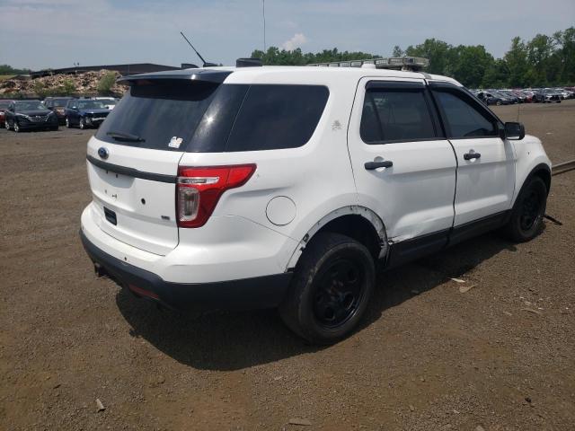 1FM5K8AR3EGA04498 - 2014 FORD EXPLORER POLICE INTERCEPTOR WHITE photo 3