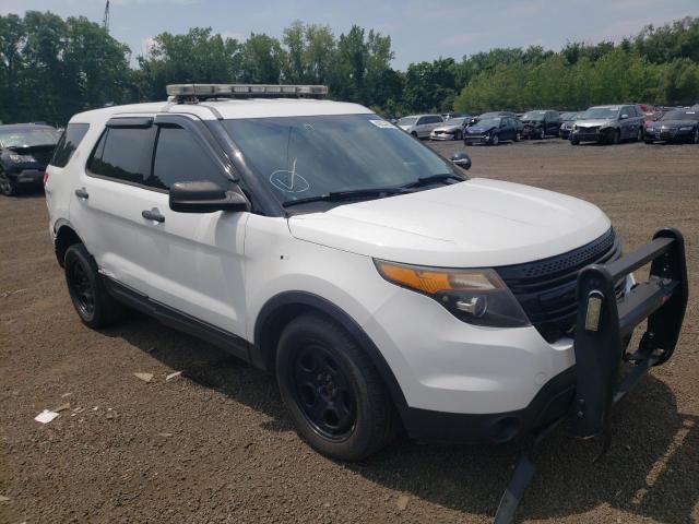 1FM5K8AR3EGA04498 - 2014 FORD EXPLORER POLICE INTERCEPTOR WHITE photo 4