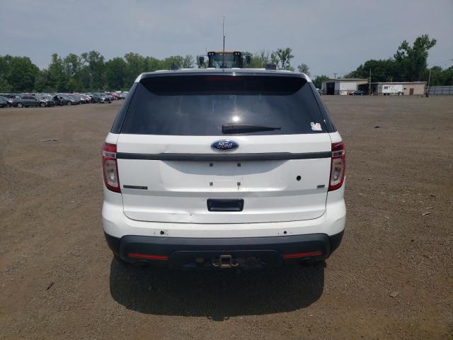 1FM5K8AR3EGA04498 - 2014 FORD EXPLORER POLICE INTERCEPTOR WHITE photo 6