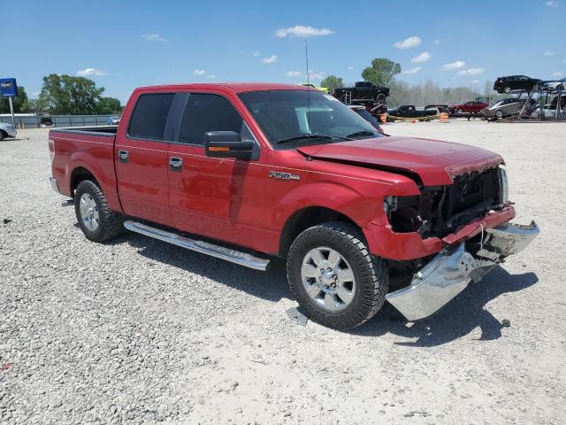 1FTEW1CM6CKD29514 - 2012 FORD F150 SUPERCREW RED photo 4