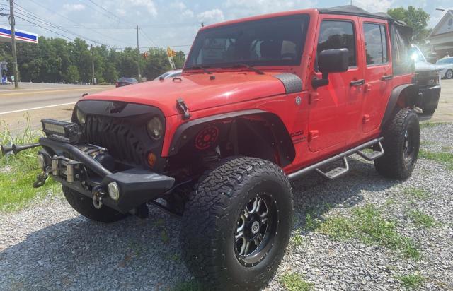 1C4BJWDG3DL669464 - 2013 JEEP WRANGLER U SPORT Rot Foto 2
