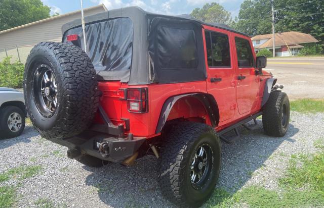 1C4BJWDG3DL669464 - 2013 JEEP WRANGLER U SPORT Rot Foto 4