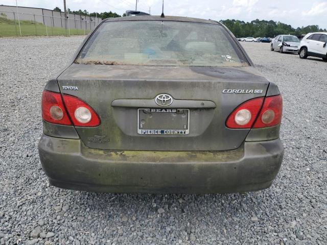 1NXBR32E78Z988306 - 2008 TOYOTA COROLLA CE GRAY photo 6