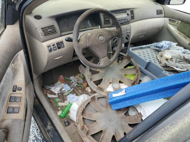 1NXBR32E78Z988306 - 2008 TOYOTA COROLLA CE GRAY photo 8