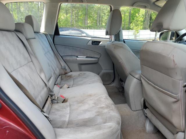 JF2SH6BC6AH782286 - 2010 SUBARU FORESTER XS Burgund zdjęcie 11