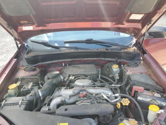 JF2SH6BC6AH782286 - 2010 SUBARU FORESTER XS Burgund zdjęcie 12