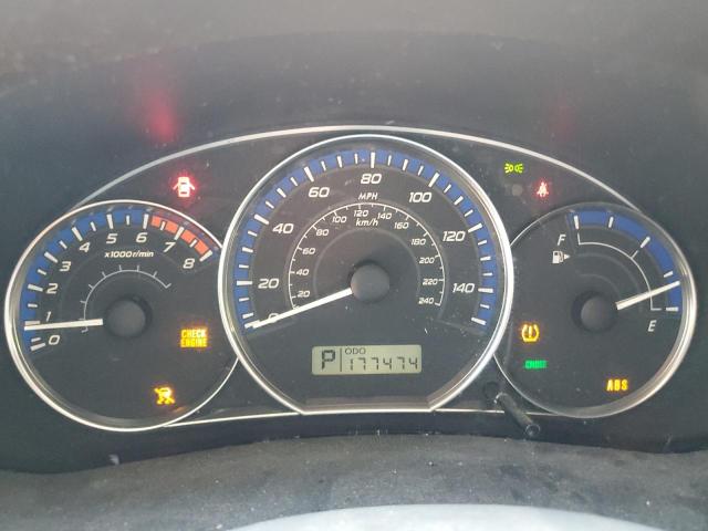 JF2SH6BC6AH782286 - 2010 SUBARU FORESTER XS Burgund zdjęcie 9