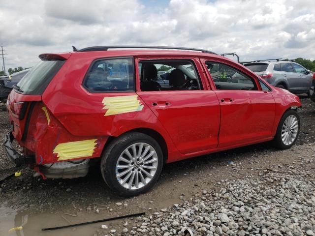 3VW217AU9KM507718 - 2019 VOLKSWAGEN GOLF SPRTW S RED photo 3