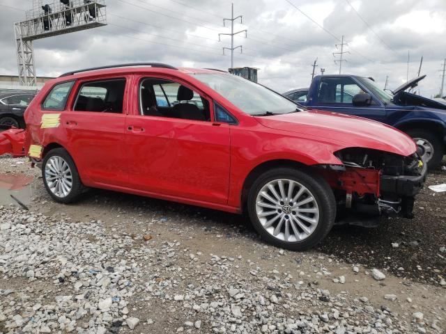 3VW217AU9KM507718 - 2019 VOLKSWAGEN GOLF SPRTW S RED photo 4