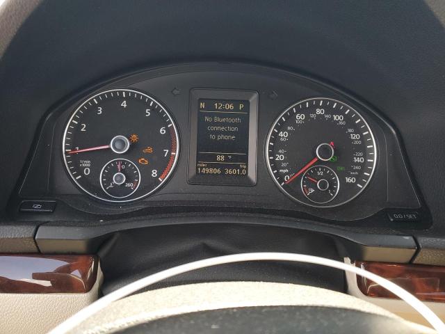 WVWFW7AH9CV015450 - 2012 VOLKSWAGEN EOS LUX 黑色 照片 9