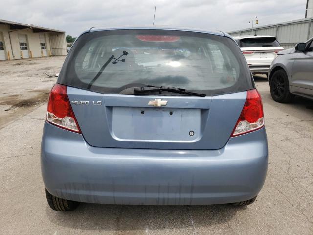 KL1TD66666B620162 - 2006 CHEVROLET AVEO BASE Mavi foto 6