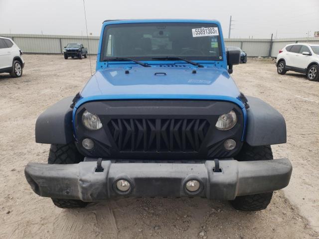 1C4AJWAG0GL187703 - 2016 JEEP WRANGLER SPORT BLUE photo 5