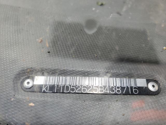 KL1TD52625B438716 - 2005 CHEVROLET AVEO BASE Mavi foto 13