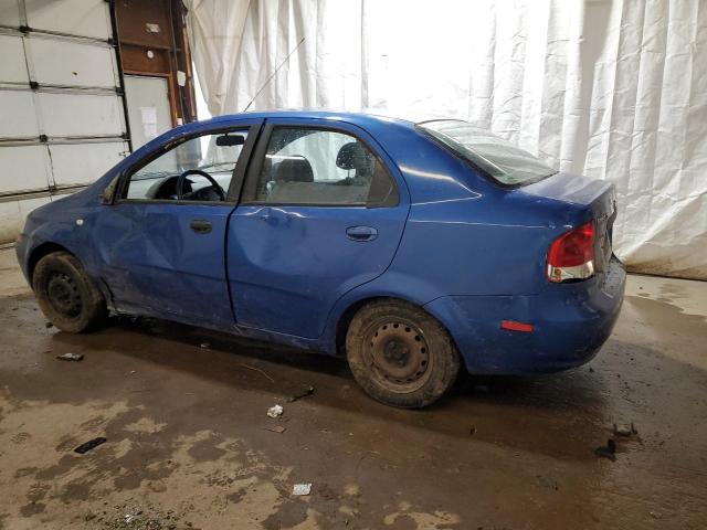 KL1TD52625B438716 - 2005 CHEVROLET AVEO BASE Mavi foto 2