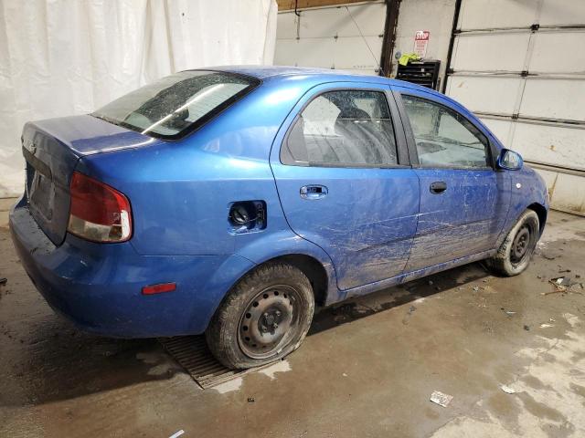KL1TD52625B438716 - 2005 CHEVROLET AVEO BASE Mavi foto 3